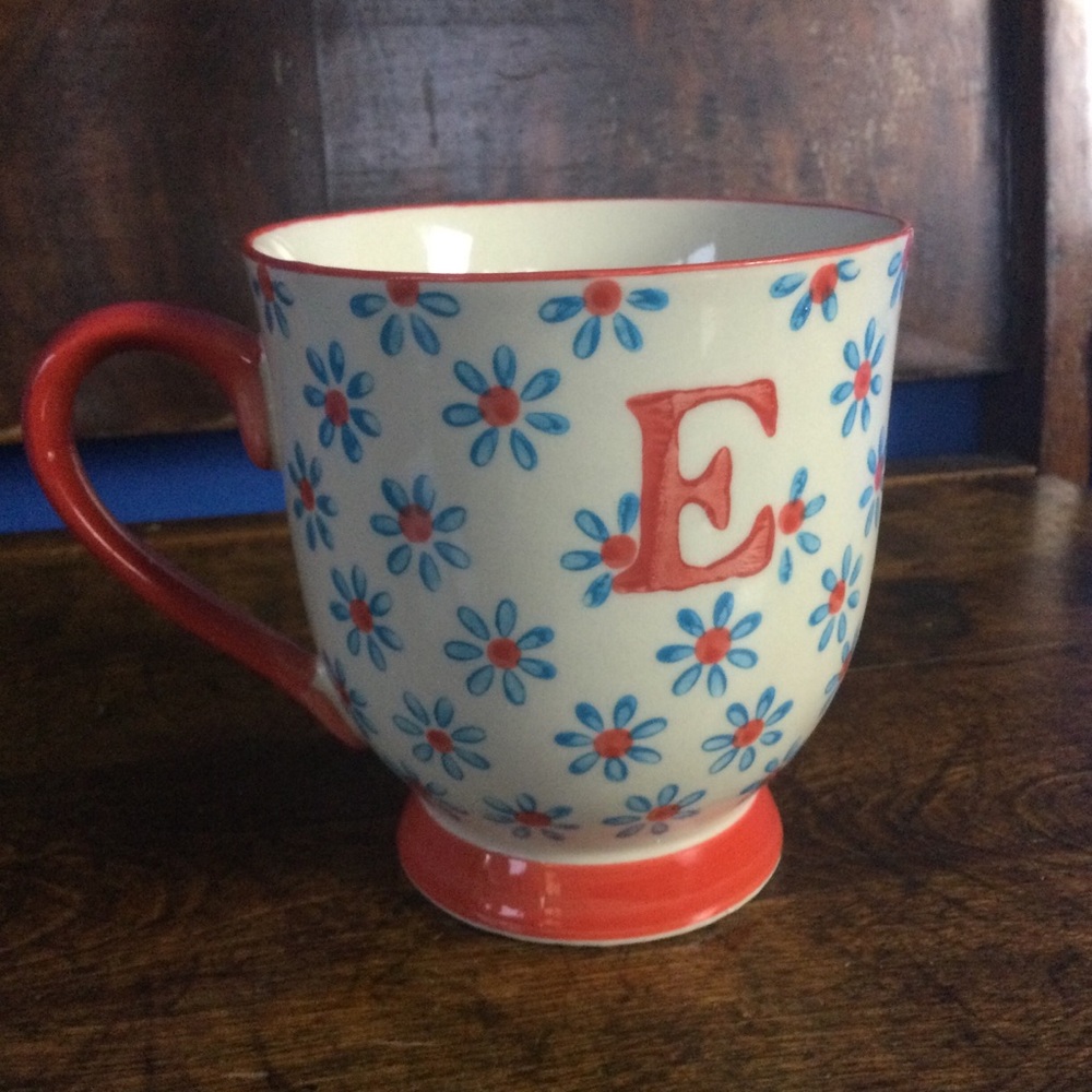 Sass and Belle Letter E Mug Coffee Tea